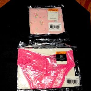 💓Charter Club and Inc Pink Underwear